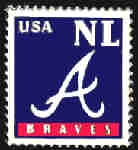 ATLANTA BRAVES STAMP PIN