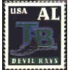 TAMPA BAY DEVIL RAYS STAMP PIN