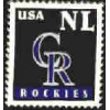 COLORADO ROCKIES STAMP PIN