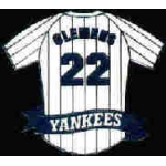 NEW YORK YANKEES ROGER CLEMENS JERSEY PIN
