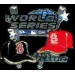 BOSTON RED SOX AND ST LOUIS CARDINALS WORLD SERIES 2004 BATS AND HATS