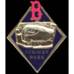 BOSTON RED SOX FENWAY PARK GOLD DIAMOND PIN