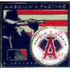 ANAHEIM ANGELS OF LOS ANGELES SQ AMERICAS PASTIME MLB BASEBALL PIN