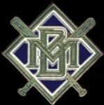 MILWAUKEE BREWERS BATS DIAMOND PIN