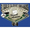 BASEBALL HEROS HANK AARON GOLD GLOVE PIN