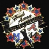 BS BALL HEROS HANK AARON ALL STAR GAMES PIN