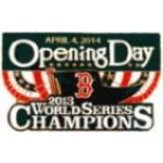 BOSTON RED SOX 2014 OPENING DAY-2013 WORLD SERIES CHAMPIONS PIN