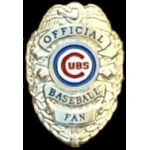 CHICAGO CUBS FAN BADGE PIN