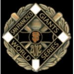 SAN FRANCISCO GIANTS 2012 WORLD SERIES CHAMPION PIN BK