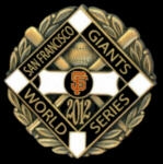 SAN FRANCISCO GIANTS 2012 WORLD SERIES CHAMPION PIN WHITE