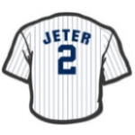 NEW YORK YANKEES PIN DEREK JETER PIN JERSEY PIN