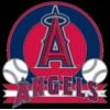 ANAHEIM ANGELS LOGO WITH BALLS PIN