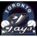 TORONTO BLUE JAYS LOGO WITH BALLS PIN