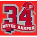 WASHINGTON NATIONALS PIN BRYCE HARPER NUMBER PIN