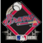 ATLANTA BRAVES PIN ESTABLISHED YEAR PIN