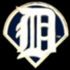 DETROIT TIGERS PIN ENGLISH D INFIELD PIN