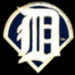 DETROIT TIGERS PIN ENGLISH D INFIELD PIN