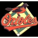 BALTIMORE ORIOLES PIN OLD DESIGN ORIOLES LOGO PIN