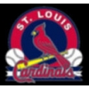 ST LOUIS CARDINALS LOGO WITH BALLS PIN