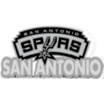 SAN ANTONIO SPURS PIN LOGO AND WORD PIN