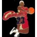 CLEVELAND CAVALIERS LEBRON JAMES ACTION PIN