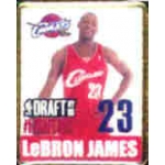 CLEVELAND CAVALIERS LEBRON JAMES ROOKIE SQUARE