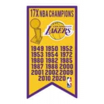 Los Angeles Lakers Pins 2020 Champions 17 Years Banner Pin