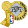 SAN ANTONIO SPURS PIN 2014 NBA CHAMPIONSHIP PIN