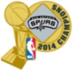 SAN ANTONIO SPURS PIN 2014 NBA CHAMPIONSHIP PIN