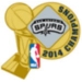 SAN ANTONIO SPURS PIN 2014 NBA CHAMPIONSHIP PIN