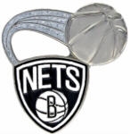 BROOKLYN NETS PIN GLITTER BALL NETS PIN