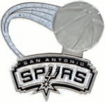 SAN ANTONIO SPURS PIN GLITTER BALL SPURS PIN