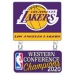 Los Angeles Lakers Pins 2020 Western Conference Champions Dangler Pin
