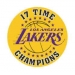 Los Angeles Lakers Pins 2020 NBA 17 Time Champions Stars Round Special Edition Pin