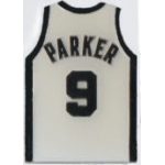 SAN ANTONIO SPURS PIN TONY PARKER JERSEY PIN