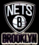 BROOKLYN NETS PRIMARY LOGO PIN