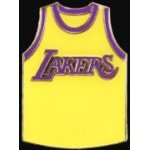 LOS ANGELES LAKERS TEAM JERSEY PIN