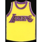 LOS ANGELES LAKERS TEAM JERSEY PIN