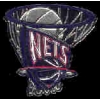 NEW JERSEY NETS PIN BASKETBALL HOOP NETS PIN
