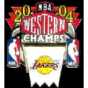 LOS ANGELES LAKERS 2004 WESTERN CHAMPS
