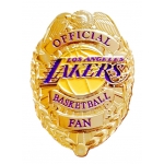 LA Lakers Pins Lakers Nation Pin "Official Fan" Badge LTM SPC ED Collector Pin