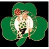 BOSTON CELTICS LEPRECHAUN SHAMROCK PIN