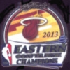 MIAMI HEAT 2013 EASTERN CONFERENCE CHAMPIONS PIN