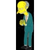 SIMPSONS CHARACTER MR BURNS PIN