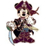 DISNEY PIN MICKEY MOUSE PIRATE PIN