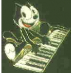 Felix The Cat Pin Piano Player Felix Collector Carton Comic Pins