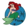 DISNEY PIN PRINCESS ARIEL PIN THE LITTLE MERMAID PISCES ZODIAC PIN