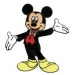 DISNEY PIN MICKEY MOUSE TUXEDO MICKEY WAVING DISNEY PIN