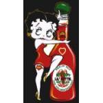 BETTY BOOP HOT SAUCE PIN