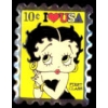 BETTY BOOP STAMP PIN